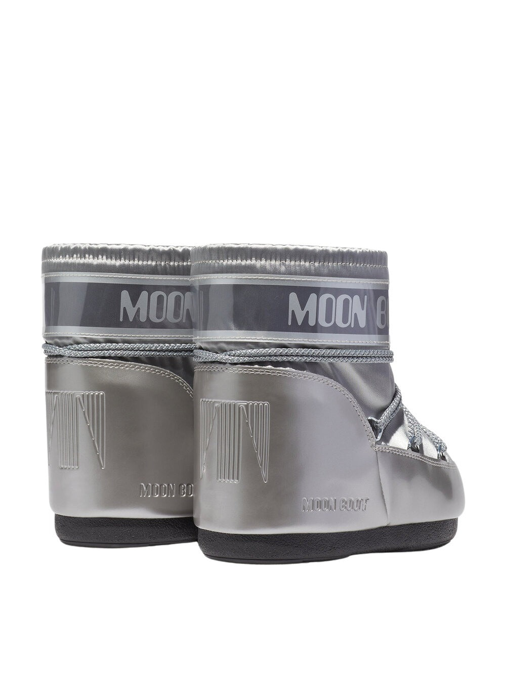 Icon Low Glance støvle - Sølvfarvet